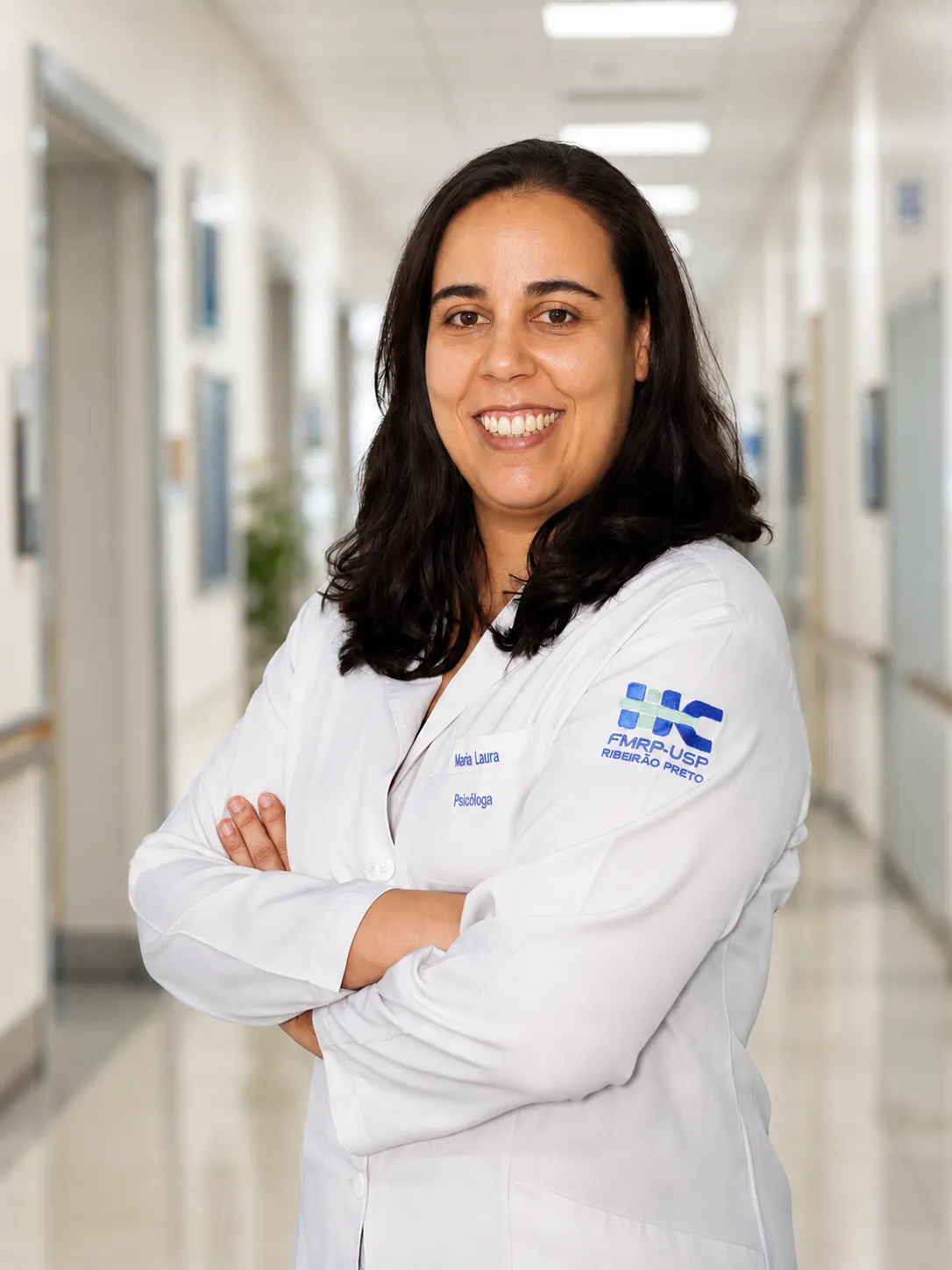 Maria Laura Pereira no Hospital das ClÃnicas da FMRP-USP